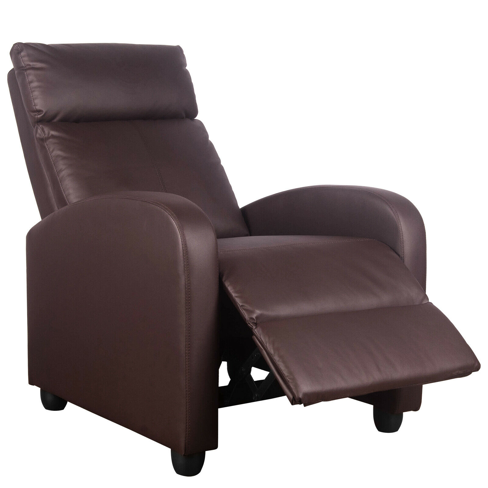 Massage Recliner Chair Pu Leather Vibratory Ergonomic Lounge Living Room